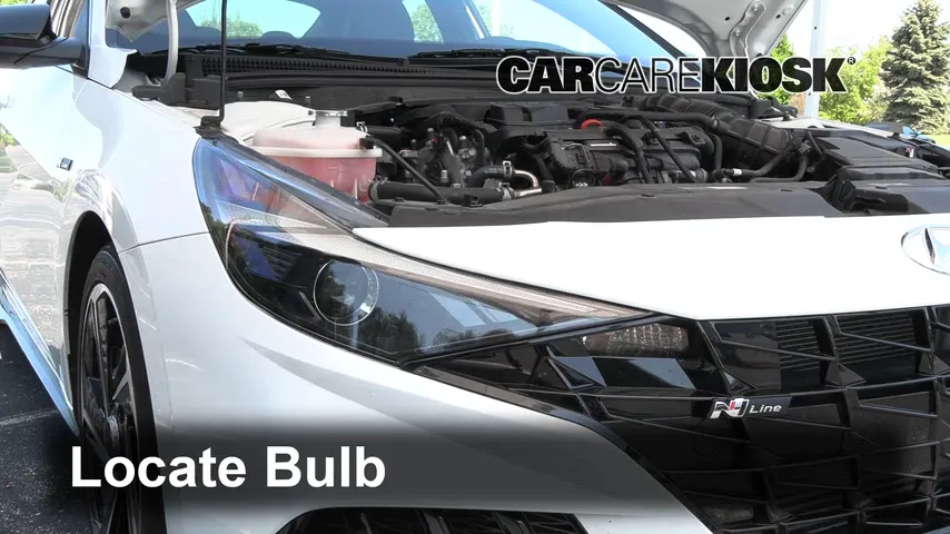 2021 Hyundai Elantra N Line 1.6L 4 Cyl. Turbo Lights Turn Signal - Front (replace bulb)